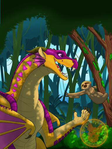 Kinkajou in the forest